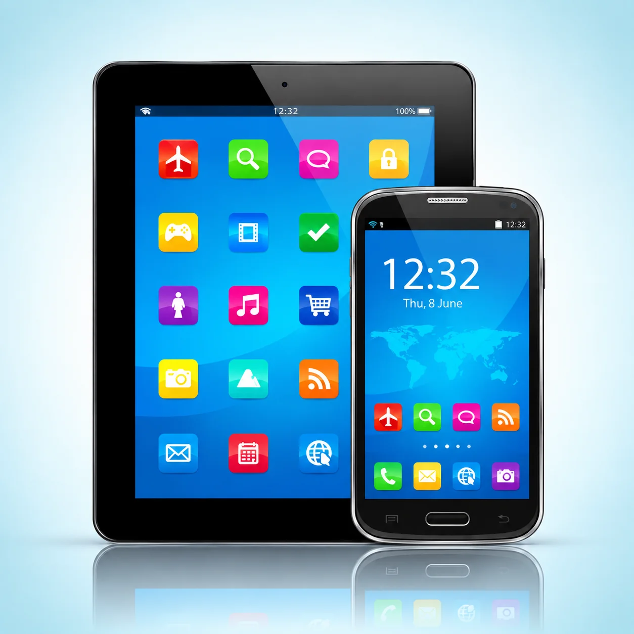 Mobile and tablet